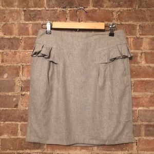 French Connection Skirt with Ruffle Sides